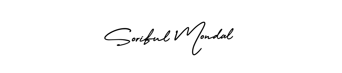 You can use this online signature creator to create a handwritten signature for the name Soriful Mondal. This is the best online autograph maker. Soriful Mondal signature style 3 images and pictures png