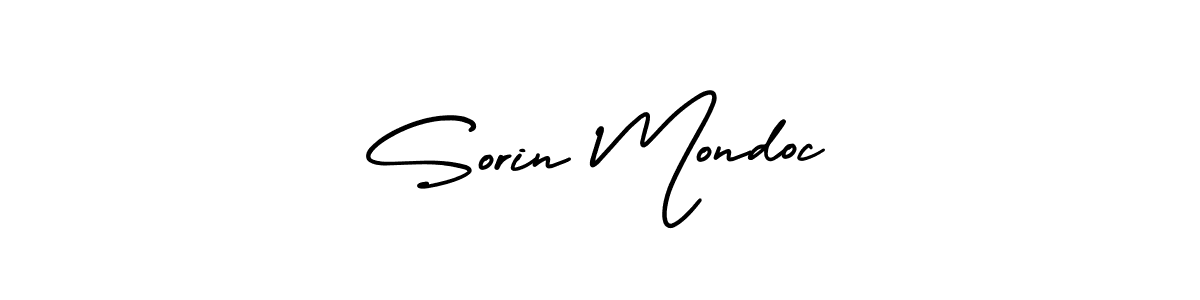 How to Draw Sorin Mondoc signature style? AmerikaSignatureDemo-Regular is a latest design signature styles for name Sorin Mondoc. Sorin Mondoc signature style 3 images and pictures png