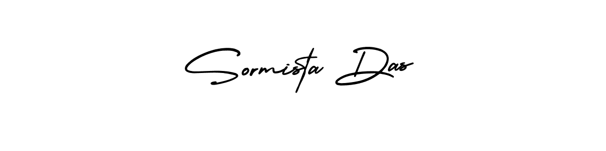 You should practise on your own different ways (AmerikaSignatureDemo-Regular) to write your name (Sormista Das) in signature. don't let someone else do it for you. Sormista Das signature style 3 images and pictures png