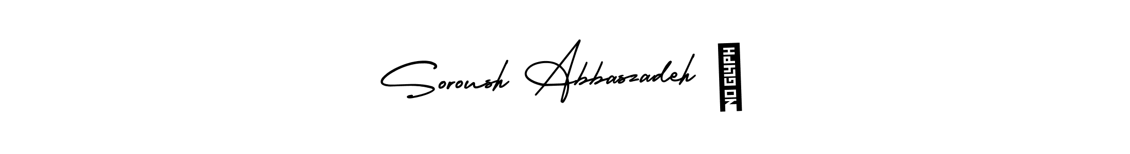 Design your own signature with our free online signature maker. With this signature software, you can create a handwritten (AmerikaSignatureDemo-Regular) signature for name Soroush Abbaszadeh ツ. Soroush Abbaszadeh ツ signature style 3 images and pictures png