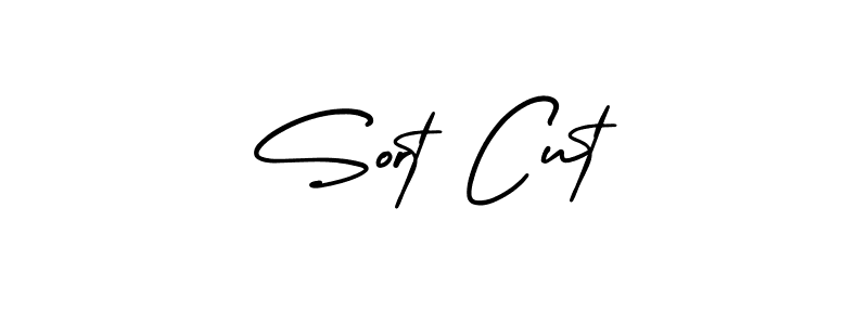 Also You can easily find your signature by using the search form. We will create Sort Cut name handwritten signature images for you free of cost using AmerikaSignatureDemo-Regular sign style. Sort Cut signature style 3 images and pictures png