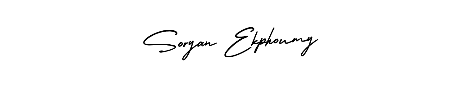 Make a short Soryan Ekphoumy signature style. Manage your documents anywhere anytime using AmerikaSignatureDemo-Regular. Create and add eSignatures, submit forms, share and send files easily. Soryan Ekphoumy signature style 3 images and pictures png