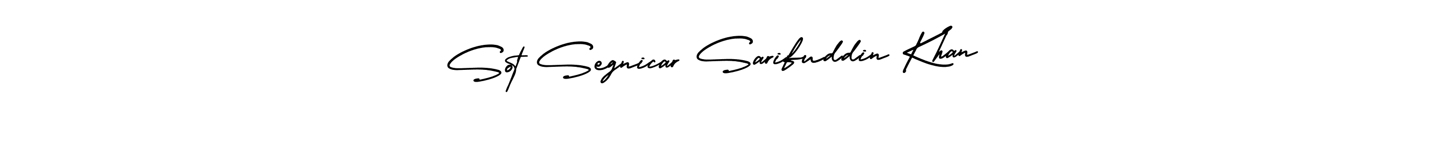 Sot Segnicar Sarifuddin Khan stylish signature style. Best Handwritten Sign (AmerikaSignatureDemo-Regular) for my name. Handwritten Signature Collection Ideas for my name Sot Segnicar Sarifuddin Khan. Sot Segnicar Sarifuddin Khan signature style 3 images and pictures png