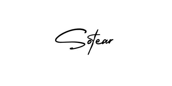 It looks lik you need a new signature style for name Sotear. Design unique handwritten (AmerikaSignatureDemo-Regular) signature with our free signature maker in just a few clicks. Sotear signature style 3 images and pictures png