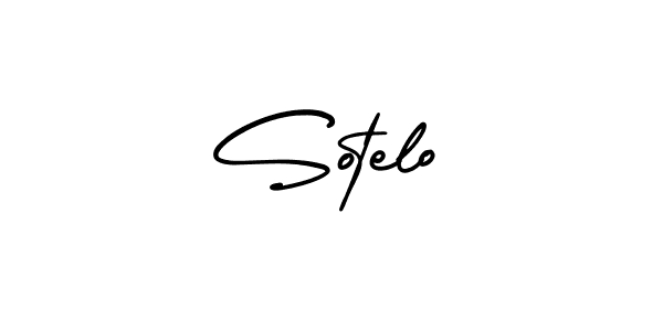 Also we have Sotelo name is the best signature style. Create professional handwritten signature collection using AmerikaSignatureDemo-Regular autograph style. Sotelo signature style 3 images and pictures png