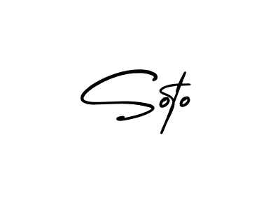 Create a beautiful signature design for name Soto. With this signature (AmerikaSignatureDemo-Regular) fonts, you can make a handwritten signature for free. Soto signature style 3 images and pictures png