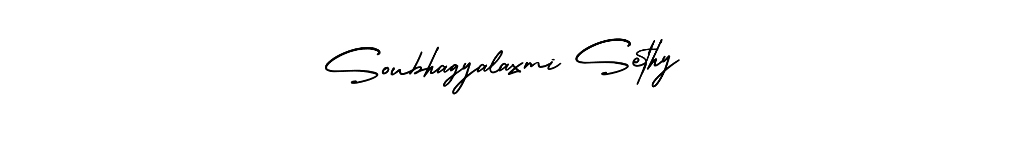 The best way (AmerikaSignatureDemo-Regular) to make a short signature is to pick only two or three words in your name. The name Soubhagyalaxmi Sethy include a total of six letters. For converting this name. Soubhagyalaxmi Sethy signature style 3 images and pictures png