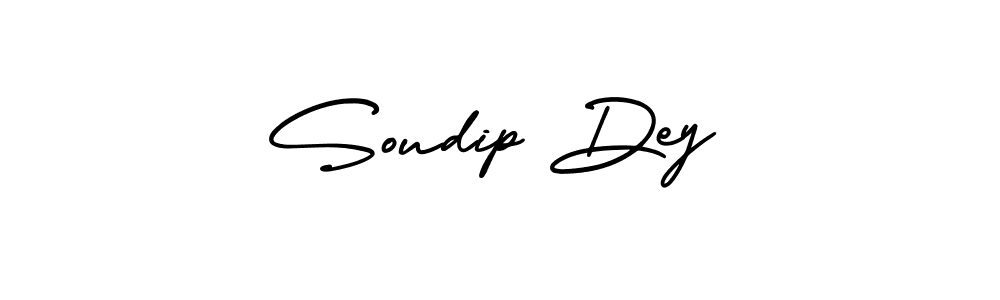 Make a beautiful signature design for name Soudip Dey. With this signature (AmerikaSignatureDemo-Regular) style, you can create a handwritten signature for free. Soudip Dey signature style 3 images and pictures png