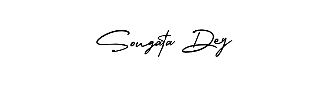 This is the best signature style for the Sougata Dey name. Also you like these signature font (AmerikaSignatureDemo-Regular). Mix name signature. Sougata Dey signature style 3 images and pictures png