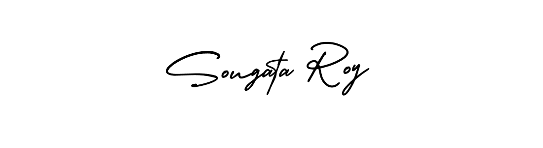 Sougata Roy stylish signature style. Best Handwritten Sign (AmerikaSignatureDemo-Regular) for my name. Handwritten Signature Collection Ideas for my name Sougata Roy. Sougata Roy signature style 3 images and pictures png