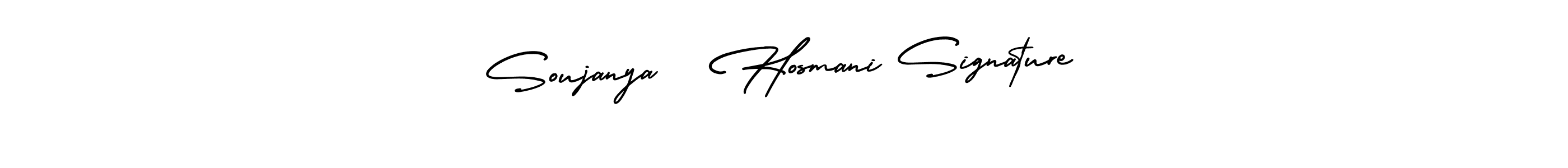 Also we have Soujanya   Hosmani Signature name is the best signature style. Create professional handwritten signature collection using AmerikaSignatureDemo-Regular autograph style. Soujanya   Hosmani Signature signature style 3 images and pictures png