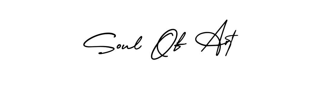 Design your own signature with our free online signature maker. With this signature software, you can create a handwritten (AmerikaSignatureDemo-Regular) signature for name Soul Of Art. Soul Of Art signature style 3 images and pictures png