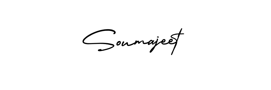 It looks lik you need a new signature style for name Soumajeet. Design unique handwritten (AmerikaSignatureDemo-Regular) signature with our free signature maker in just a few clicks. Soumajeet signature style 3 images and pictures png