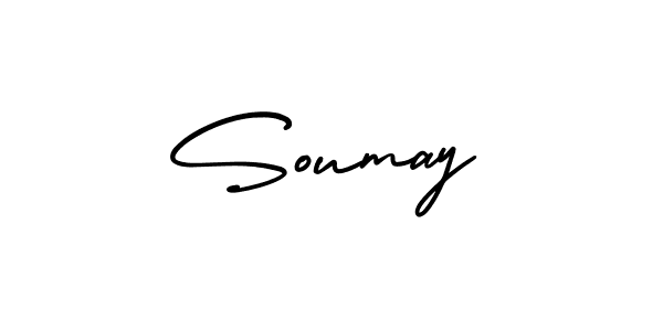 Create a beautiful signature design for name Soumay. With this signature (AmerikaSignatureDemo-Regular) fonts, you can make a handwritten signature for free. Soumay signature style 3 images and pictures png