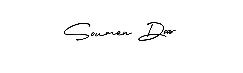 How to Draw Soumen Das signature style? AmerikaSignatureDemo-Regular is a latest design signature styles for name Soumen Das. Soumen Das signature style 3 images and pictures png