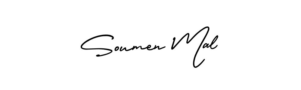 Make a beautiful signature design for name Soumen Mal. Use this online signature maker to create a handwritten signature for free. Soumen Mal signature style 3 images and pictures png
