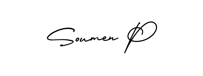 Here are the top 10 professional signature styles for the name Soumen P. These are the best autograph styles you can use for your name. Soumen P signature style 3 images and pictures png