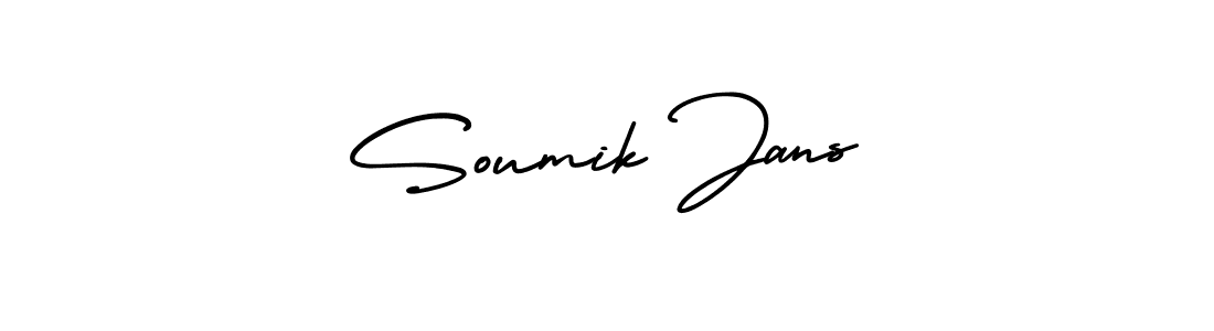 Best and Professional Signature Style for Soumik Jans. AmerikaSignatureDemo-Regular Best Signature Style Collection. Soumik Jans signature style 3 images and pictures png
