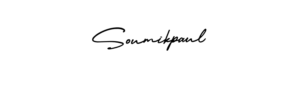 Soumikpaul stylish signature style. Best Handwritten Sign (AmerikaSignatureDemo-Regular) for my name. Handwritten Signature Collection Ideas for my name Soumikpaul. Soumikpaul signature style 3 images and pictures png