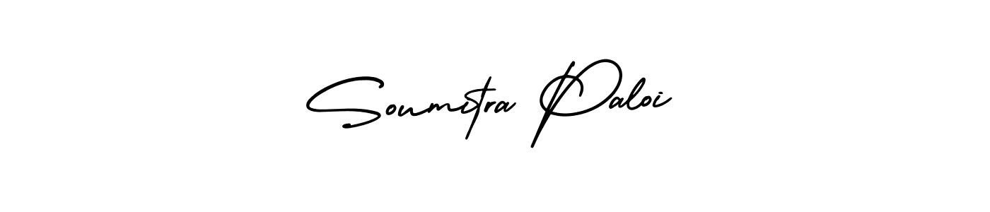 Design your own signature with our free online signature maker. With this signature software, you can create a handwritten (AmerikaSignatureDemo-Regular) signature for name Soumitra Paloi. Soumitra Paloi signature style 3 images and pictures png