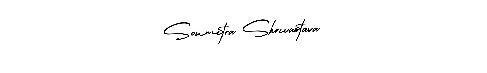 Soumitra Shrivastava stylish signature style. Best Handwritten Sign (AmerikaSignatureDemo-Regular) for my name. Handwritten Signature Collection Ideas for my name Soumitra Shrivastava. Soumitra Shrivastava signature style 3 images and pictures png