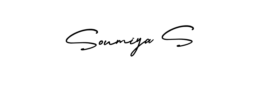 Once you've used our free online signature maker to create your best signature AmerikaSignatureDemo-Regular style, it's time to enjoy all of the benefits that Soumiya S name signing documents. Soumiya S signature style 3 images and pictures png