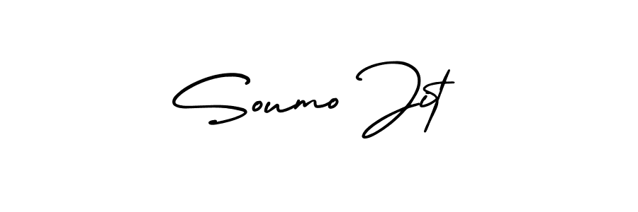 How to make Soumo Jit signature? AmerikaSignatureDemo-Regular is a professional autograph style. Create handwritten signature for Soumo Jit name. Soumo Jit signature style 3 images and pictures png