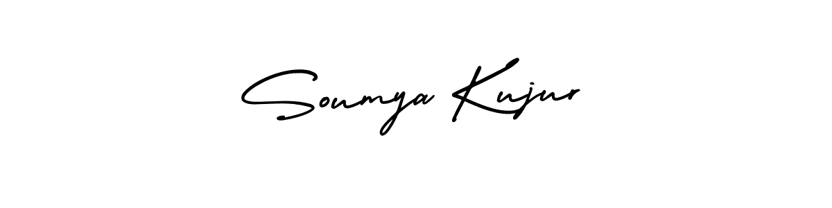 Make a beautiful signature design for name Soumya Kujur. With this signature (AmerikaSignatureDemo-Regular) style, you can create a handwritten signature for free. Soumya Kujur signature style 3 images and pictures png