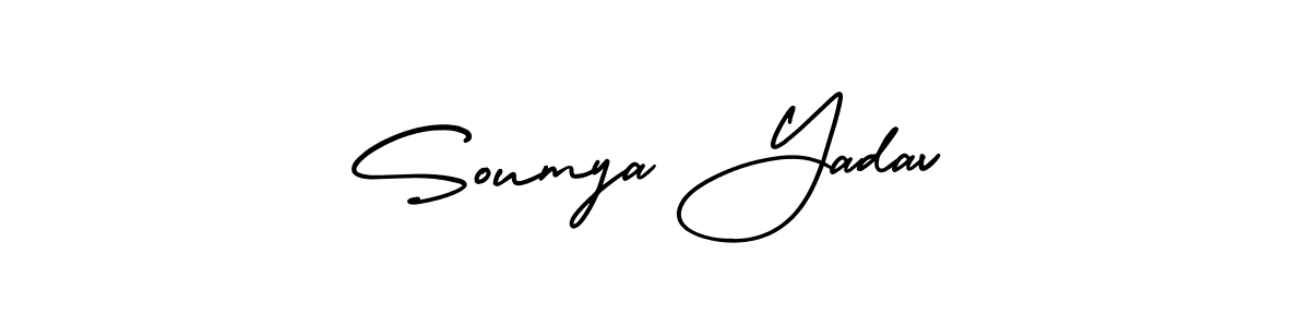 if you are searching for the best signature style for your name Soumya Yadav. so please give up your signature search. here we have designed multiple signature styles  using AmerikaSignatureDemo-Regular. Soumya Yadav signature style 3 images and pictures png