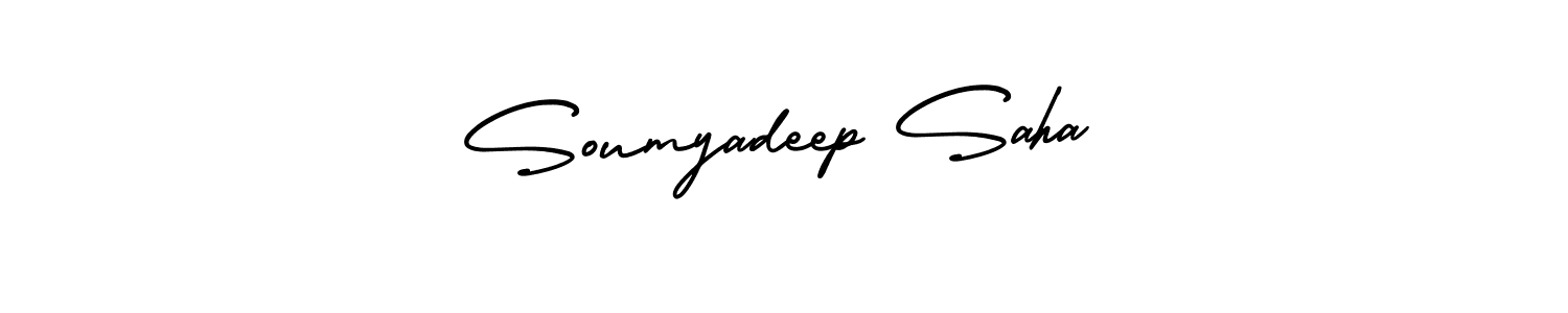 AmerikaSignatureDemo-Regular is a professional signature style that is perfect for those who want to add a touch of class to their signature. It is also a great choice for those who want to make their signature more unique. Get Soumyadeep Saha name to fancy signature for free. Soumyadeep Saha signature style 3 images and pictures png