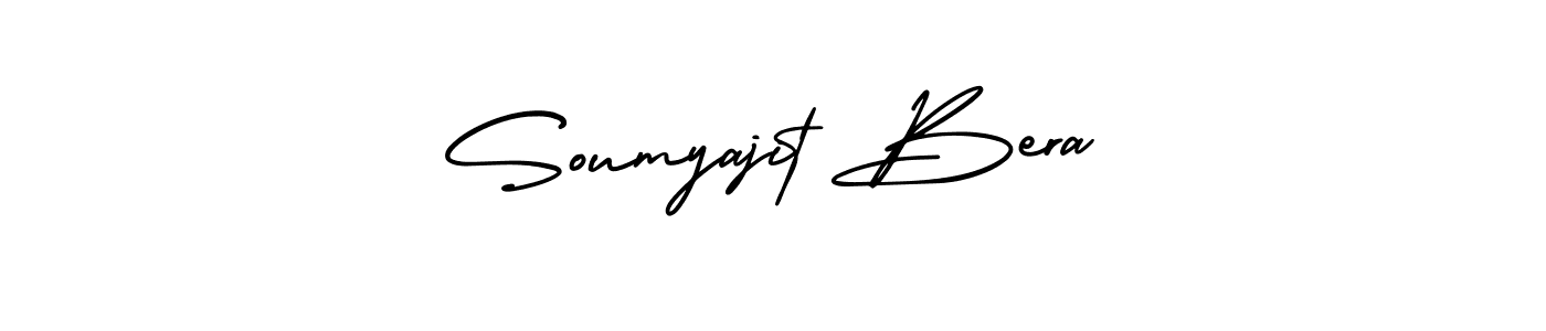 Design your own signature with our free online signature maker. With this signature software, you can create a handwritten (AmerikaSignatureDemo-Regular) signature for name Soumyajit Bera. Soumyajit Bera signature style 3 images and pictures png