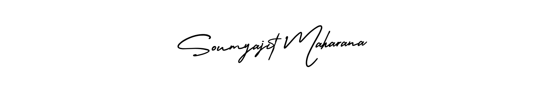 Design your own signature with our free online signature maker. With this signature software, you can create a handwritten (AmerikaSignatureDemo-Regular) signature for name Soumyajit Maharana. Soumyajit Maharana signature style 3 images and pictures png