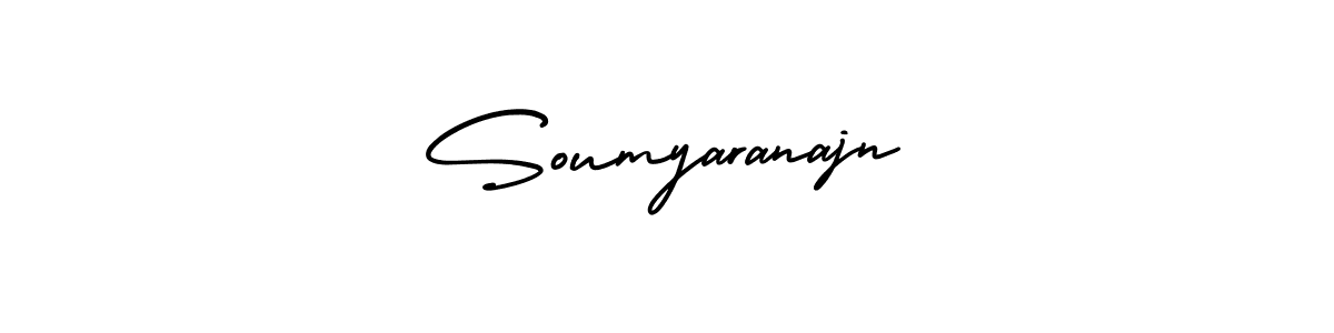 Create a beautiful signature design for name Soumyaranajn. With this signature (AmerikaSignatureDemo-Regular) fonts, you can make a handwritten signature for free. Soumyaranajn signature style 3 images and pictures png