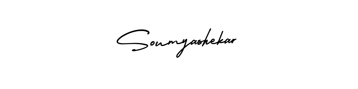 Use a signature maker to create a handwritten signature online. With this signature software, you can design (AmerikaSignatureDemo-Regular) your own signature for name Soumyashekar. Soumyashekar signature style 3 images and pictures png