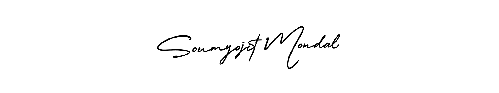 Soumyojit Mondal stylish signature style. Best Handwritten Sign (AmerikaSignatureDemo-Regular) for my name. Handwritten Signature Collection Ideas for my name Soumyojit Mondal. Soumyojit Mondal signature style 3 images and pictures png