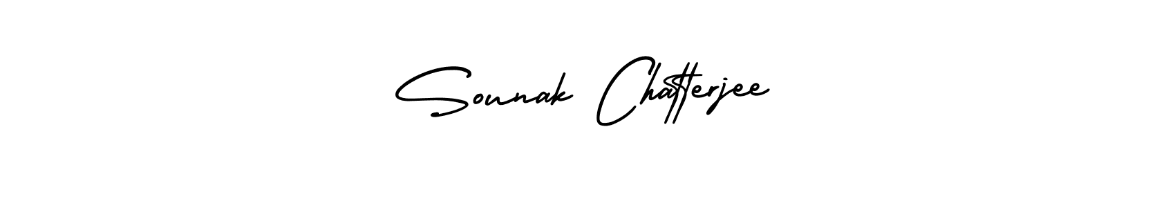 Make a short Sounak Chatterjee signature style. Manage your documents anywhere anytime using AmerikaSignatureDemo-Regular. Create and add eSignatures, submit forms, share and send files easily. Sounak Chatterjee signature style 3 images and pictures png