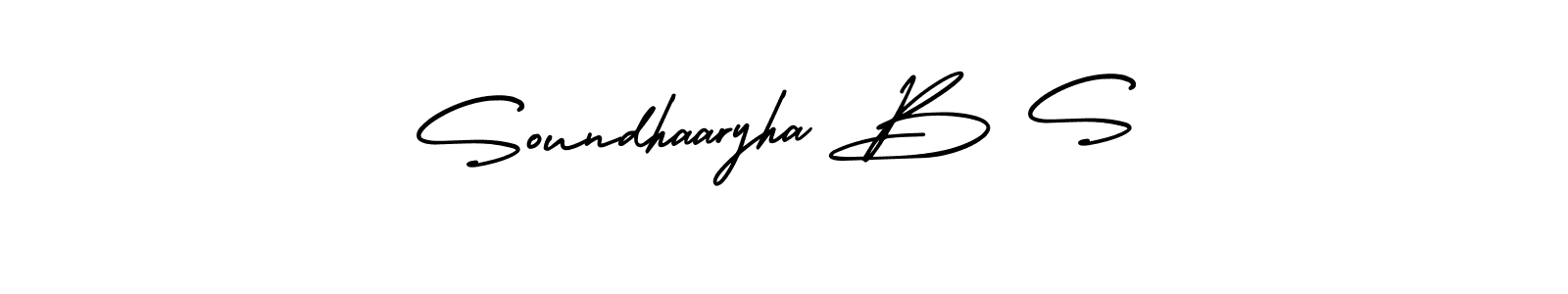 Similarly AmerikaSignatureDemo-Regular is the best handwritten signature design. Signature creator online .You can use it as an online autograph creator for name Soundhaaryha B S. Soundhaaryha B S signature style 3 images and pictures png