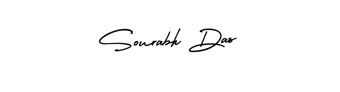 Sourabh Das stylish signature style. Best Handwritten Sign (AmerikaSignatureDemo-Regular) for my name. Handwritten Signature Collection Ideas for my name Sourabh Das. Sourabh Das signature style 3 images and pictures png