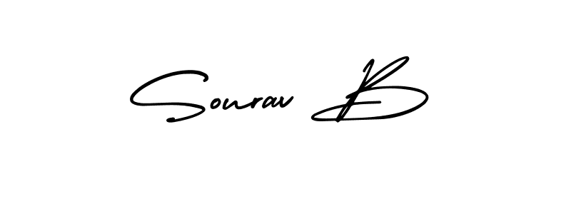 AmerikaSignatureDemo-Regular is a professional signature style that is perfect for those who want to add a touch of class to their signature. It is also a great choice for those who want to make their signature more unique. Get Sourav B name to fancy signature for free. Sourav B signature style 3 images and pictures png