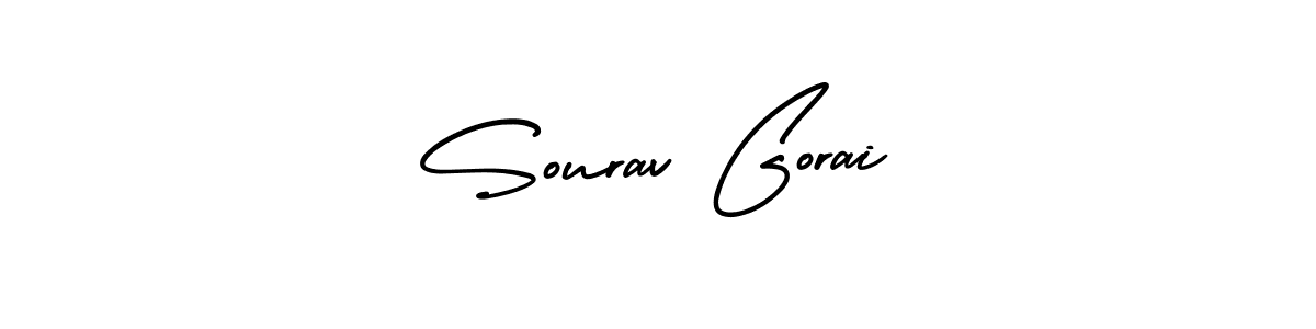 Use a signature maker to create a handwritten signature online. With this signature software, you can design (AmerikaSignatureDemo-Regular) your own signature for name Sourav Gorai. Sourav Gorai signature style 3 images and pictures png