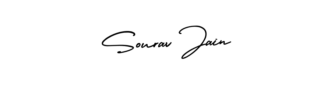 It looks lik you need a new signature style for name Sourav Jain. Design unique handwritten (AmerikaSignatureDemo-Regular) signature with our free signature maker in just a few clicks. Sourav Jain signature style 3 images and pictures png
