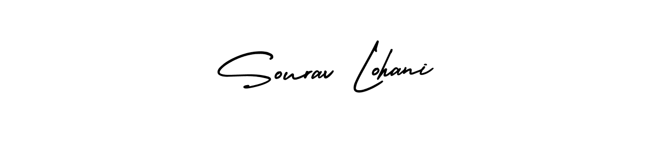 if you are searching for the best signature style for your name Sourav Lohani. so please give up your signature search. here we have designed multiple signature styles  using AmerikaSignatureDemo-Regular. Sourav Lohani signature style 3 images and pictures png