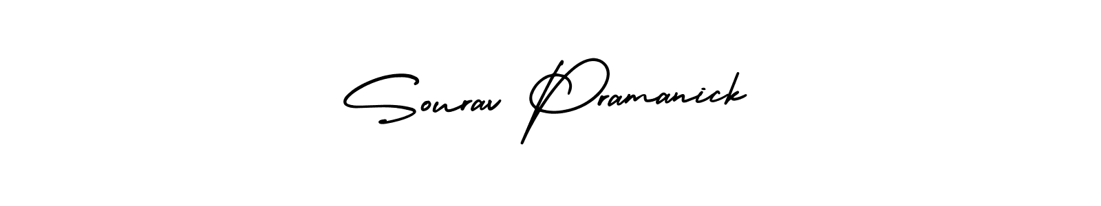 It looks lik you need a new signature style for name Sourav Pramanick. Design unique handwritten (AmerikaSignatureDemo-Regular) signature with our free signature maker in just a few clicks. Sourav Pramanick signature style 3 images and pictures png