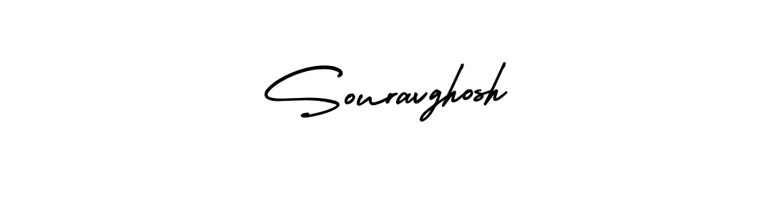 You should practise on your own different ways (AmerikaSignatureDemo-Regular) to write your name (Souravghosh) in signature. don't let someone else do it for you. Souravghosh signature style 3 images and pictures png