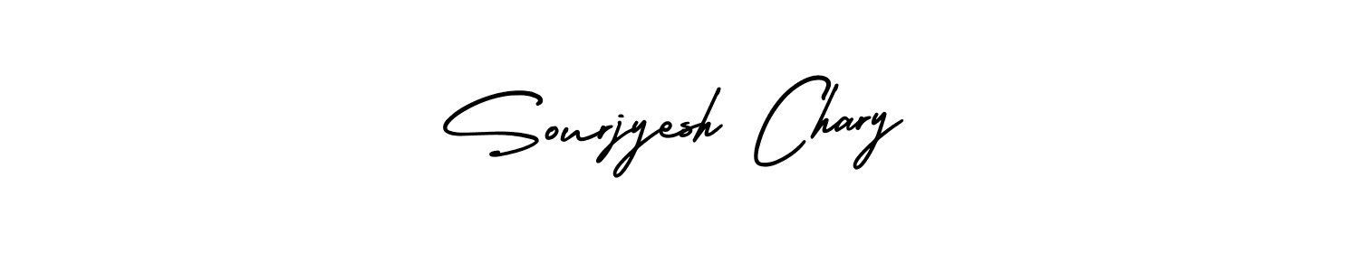 Make a beautiful signature design for name Sourjyesh Chary. Use this online signature maker to create a handwritten signature for free. Sourjyesh Chary signature style 3 images and pictures png