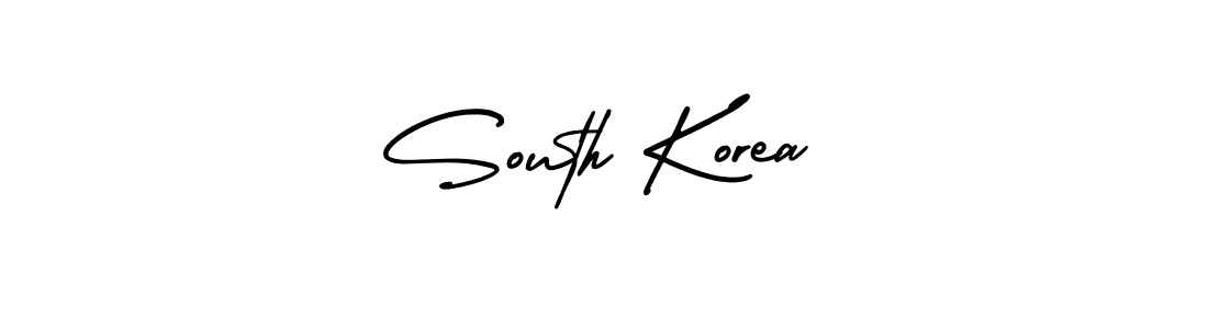 How to Draw South Korea signature style? AmerikaSignatureDemo-Regular is a latest design signature styles for name South Korea. South Korea signature style 3 images and pictures png