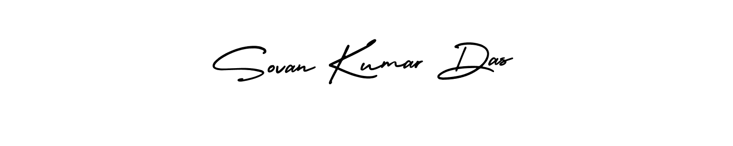 How to make Sovan Kumar Das signature? AmerikaSignatureDemo-Regular is a professional autograph style. Create handwritten signature for Sovan Kumar Das name. Sovan Kumar Das signature style 3 images and pictures png