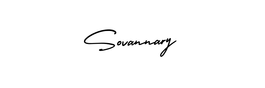 Sovannary stylish signature style. Best Handwritten Sign (AmerikaSignatureDemo-Regular) for my name. Handwritten Signature Collection Ideas for my name Sovannary. Sovannary signature style 3 images and pictures png