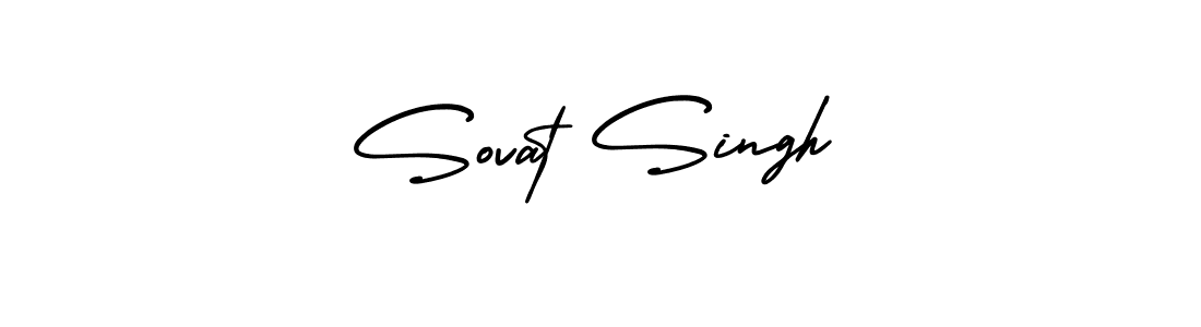 Use a signature maker to create a handwritten signature online. With this signature software, you can design (AmerikaSignatureDemo-Regular) your own signature for name Sovat Singh. Sovat Singh signature style 3 images and pictures png