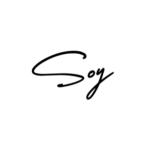 The best way (AmerikaSignatureDemo-Regular) to make a short signature is to pick only two or three words in your name. The name Soy include a total of six letters. For converting this name. Soy signature style 3 images and pictures png